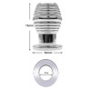 Generique Plug Tunnel en métal Thread Hollow L 7 x 4.8cm